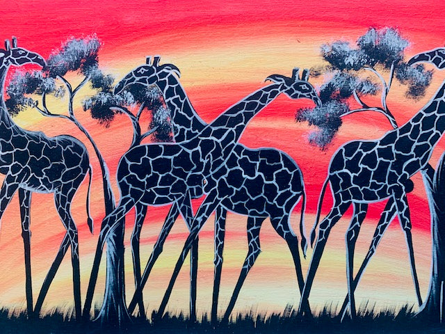 african animal paintings