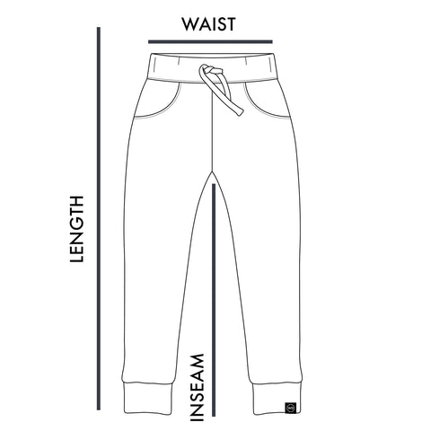 Size Chart - Ladies Slim Joggers – Wooly Doodle