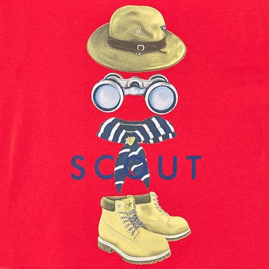 Scout Shirt with Navy Shorts