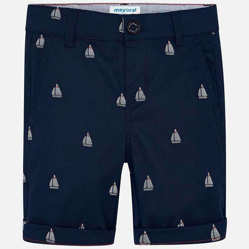 Navy & White Sailing Short Set