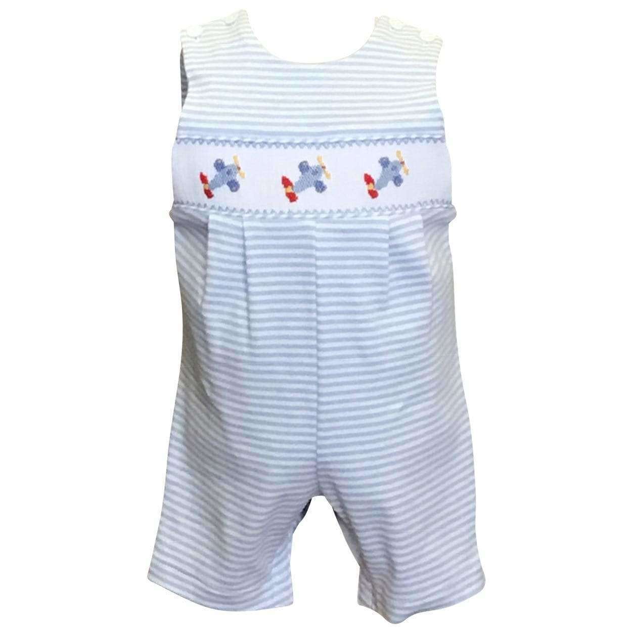 airplane smocked outfit