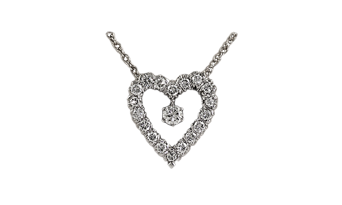 estate vintage diamond necklace