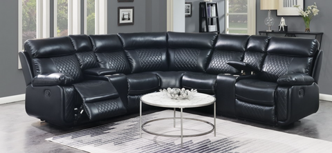 air leather recliner