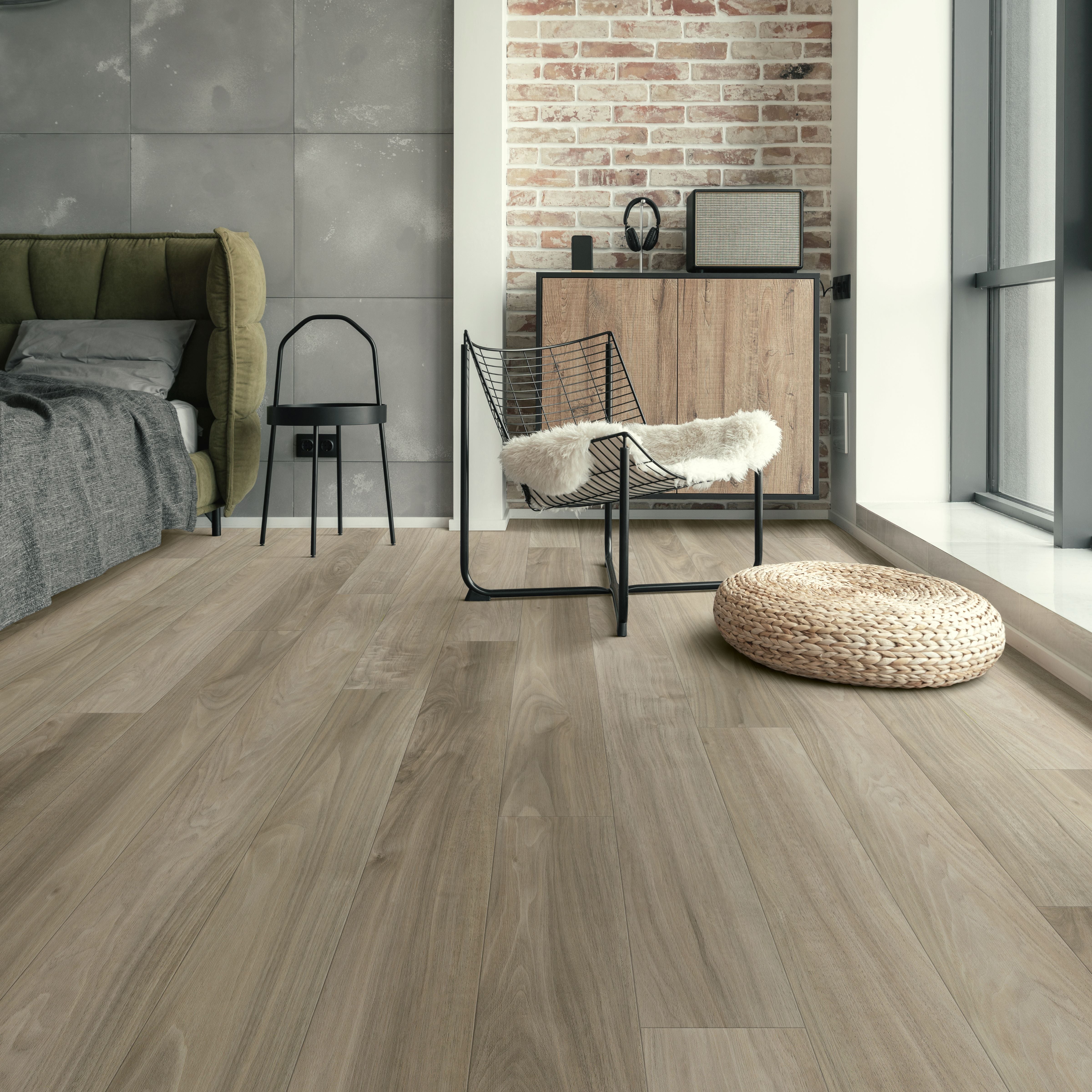 DH Homes TruCore Luxury SPC Vintage Walnut Clearance Sample
