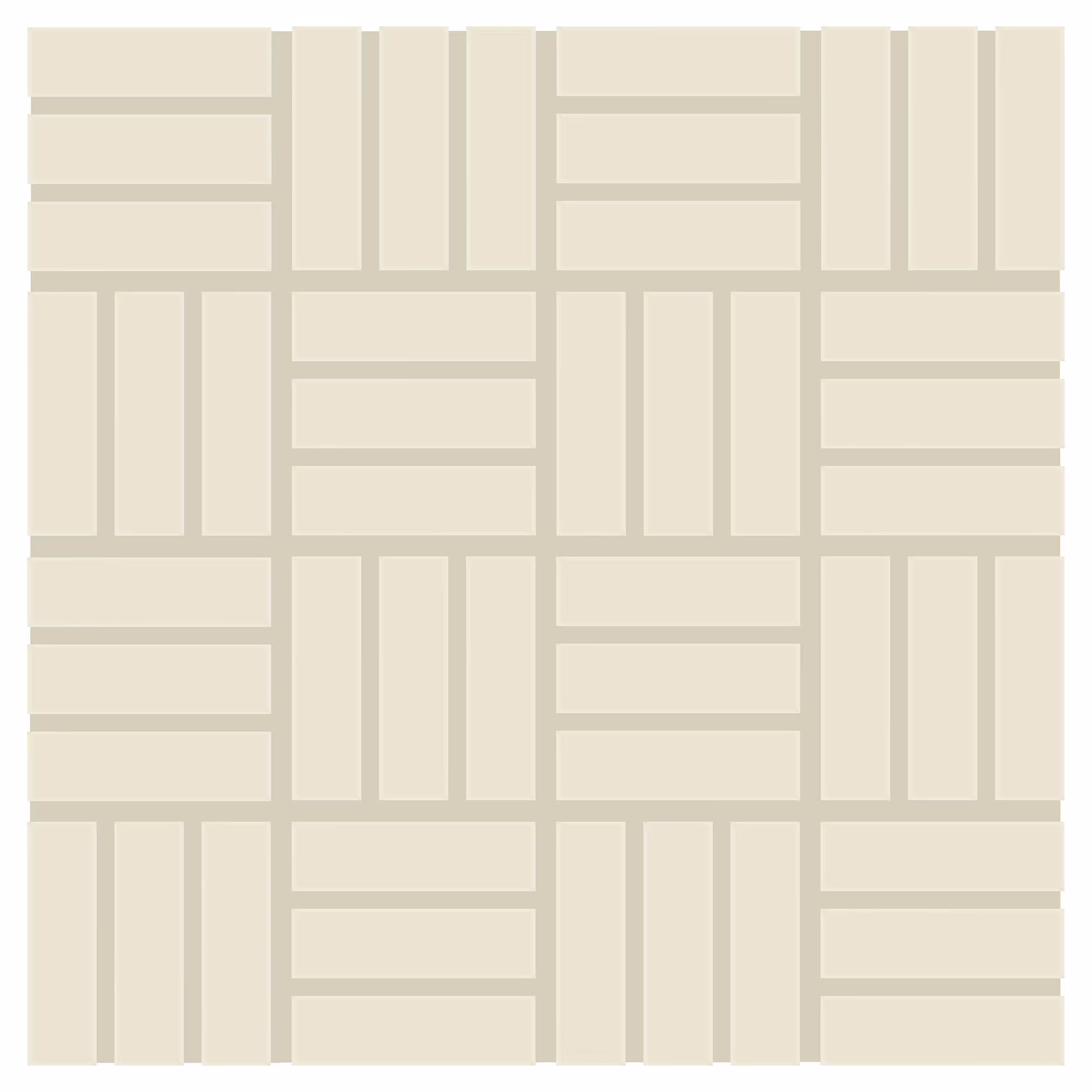 Daltile Color Wheel Mosaic Group 1 Lattice Weave 1x3