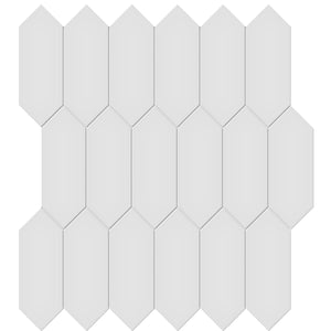 Virginia Tile Soho 2x5 Picket Mosaic Tile Gallery Grey