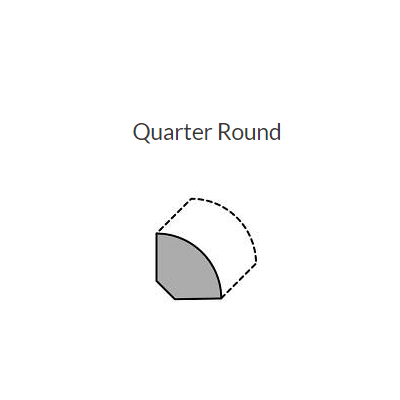  Shaw High Plains 5" Trim Quarter Round