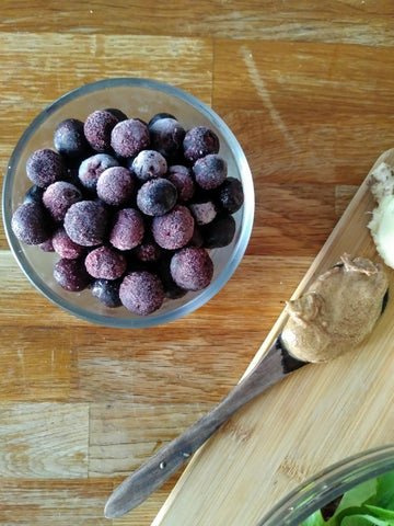 frozen blueberries