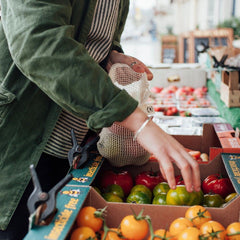 plastic free food storage- mesh bags