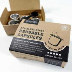 Reusable coffee capsules