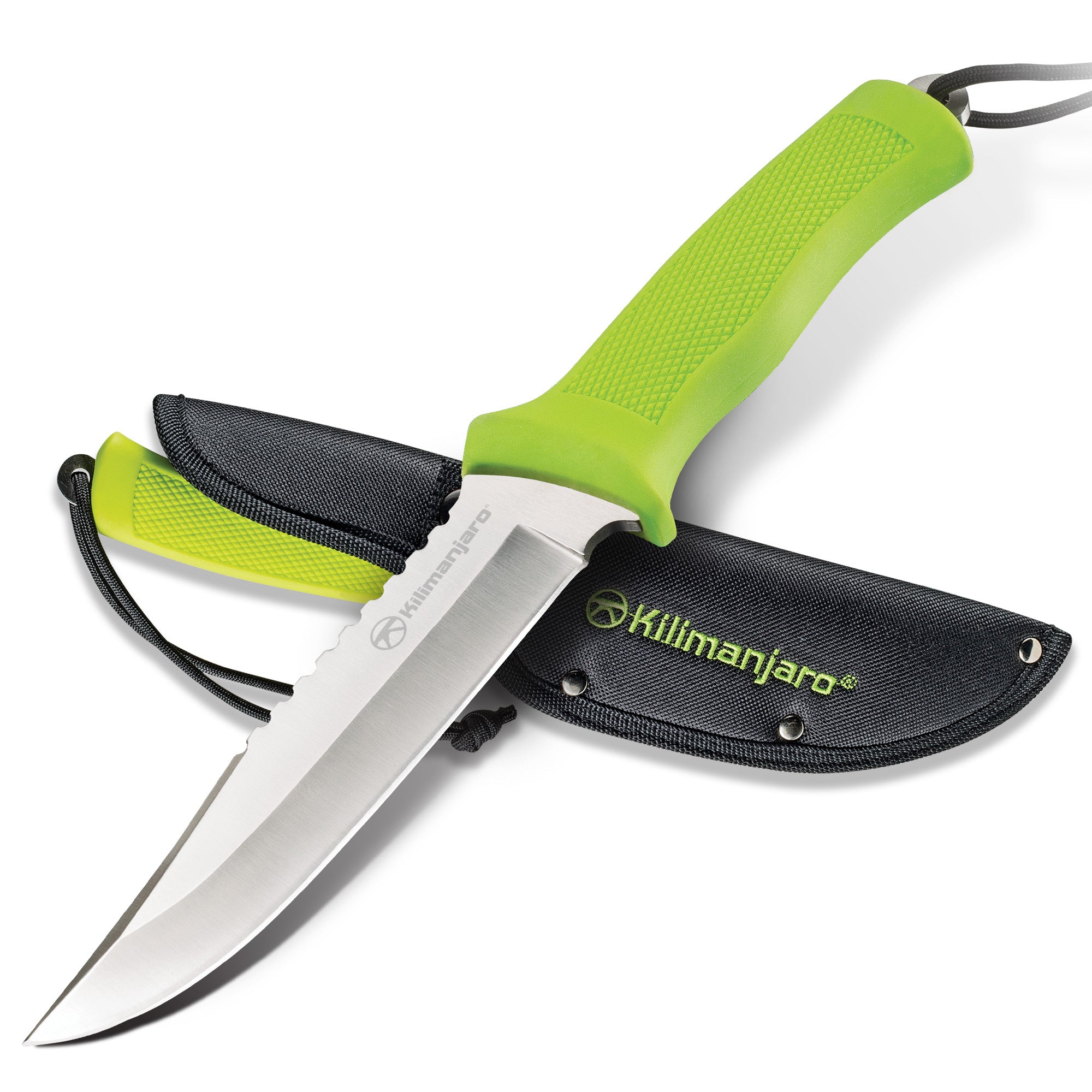 Hygiplas Serrated Tomato Knife Green 100mm - CF898 - Buy Online at Nisbets