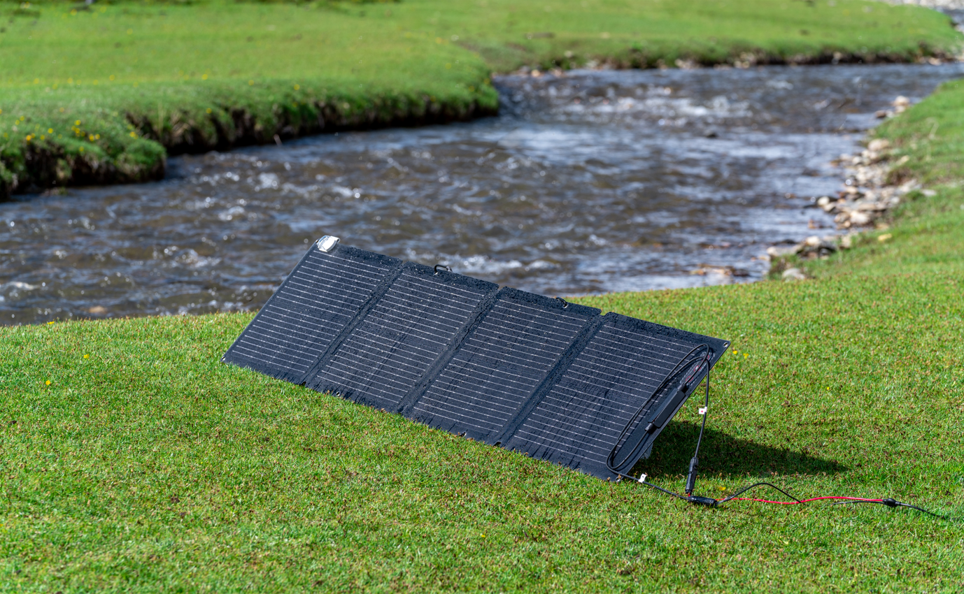 EcoFlow 110W Solar Panel Setup By River