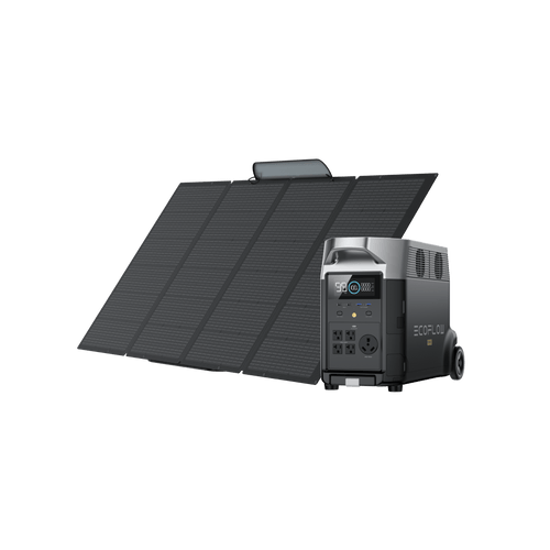 Kit nomade ECOFLOW : batterie DELTA PRO 3600Wh + panneau solaire 400W