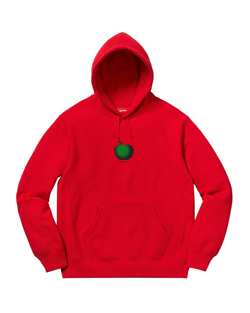 supreme hoodie apple