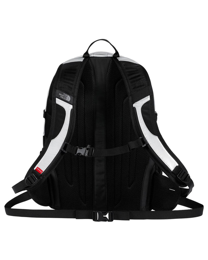supreme north face backpack silver