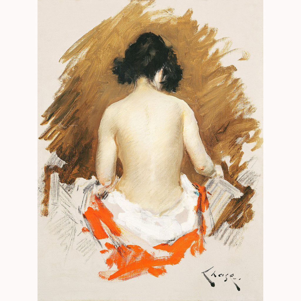 Naked Japanese Woman with a kimono, Nude, Vintage Erotic Art | newARTmix