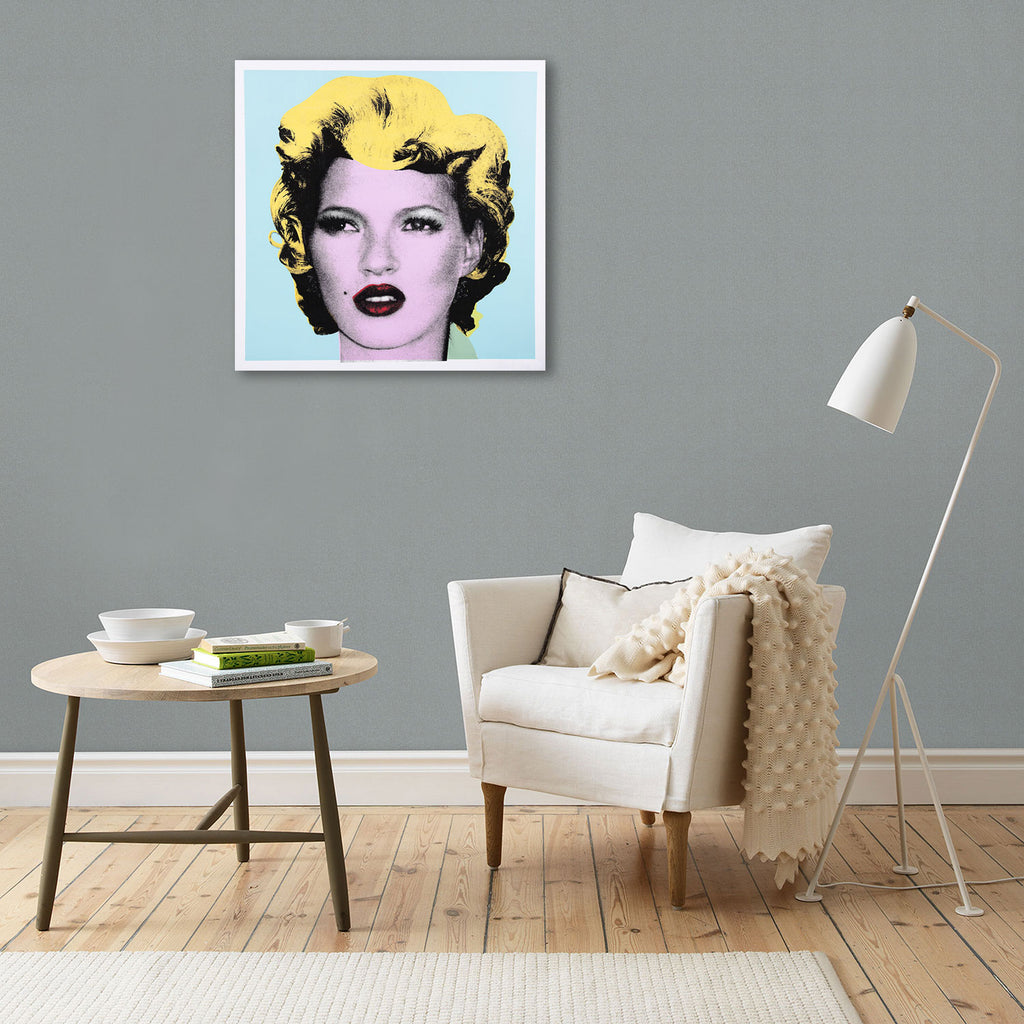 Banksy Kate Moss, Graffiti Street Art – Print on Metal | newARTmix