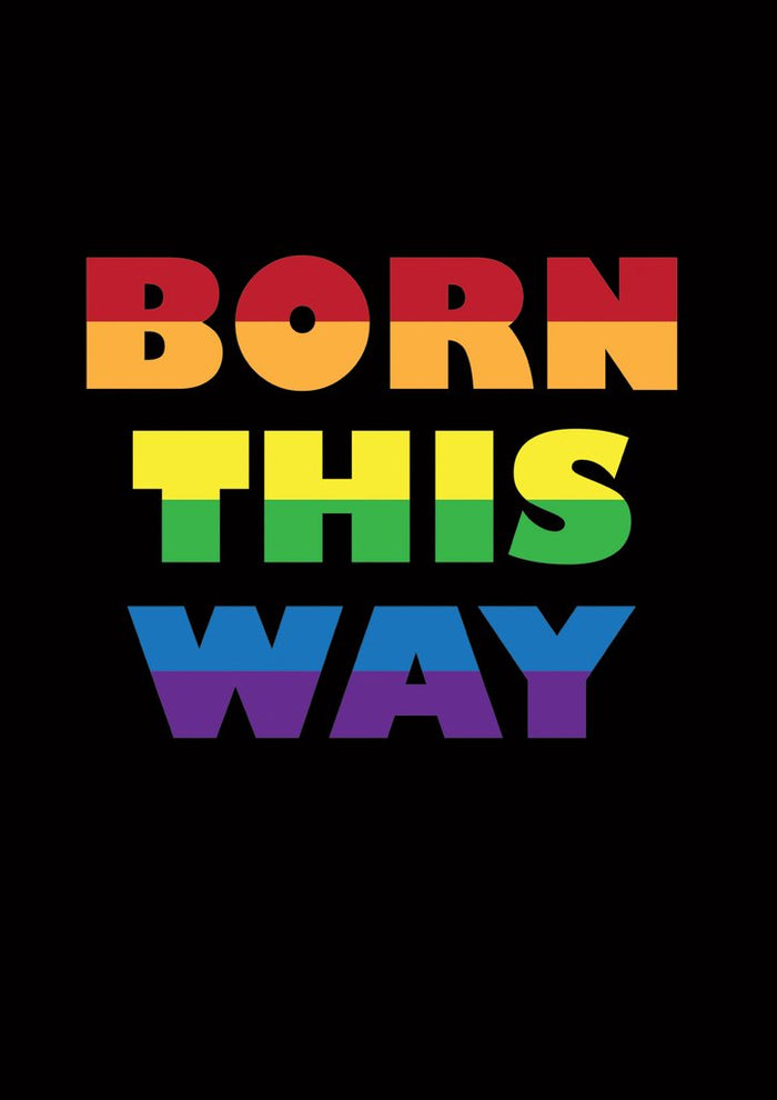 Born This Way 2-Sided Banner Flag – Ace Flag & Visual Promotion