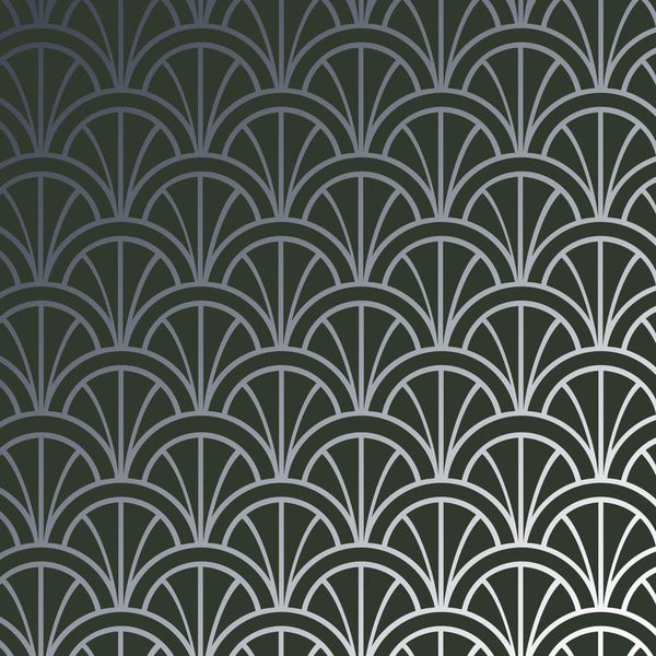 Modern Deco Arches (medium) craft stencil 1