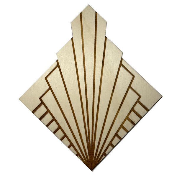FANDECO Art Deco motif - Art Deco wooden embellishment 0