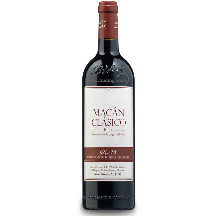 Bodegas Benjamin de Rothschild - Vega Sicilia, Macan _ 2016 - Macan Clasico Rioja _ 1.5 L