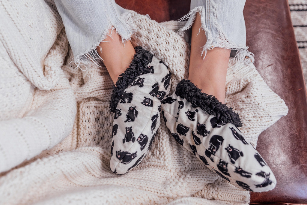 Fuzzy Feet Slippers from Lazy One at Montana Gift Corral
