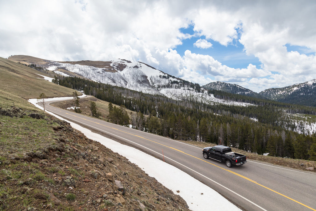 Road Opening in Yellowstone National Park Spring