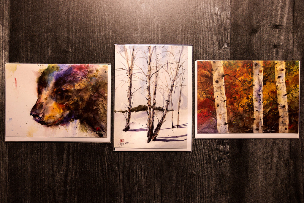 Autumn Trees Greeting Card