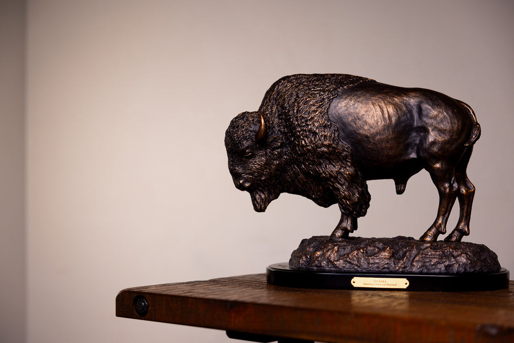 American Bison Sculpture by Marc Pierce