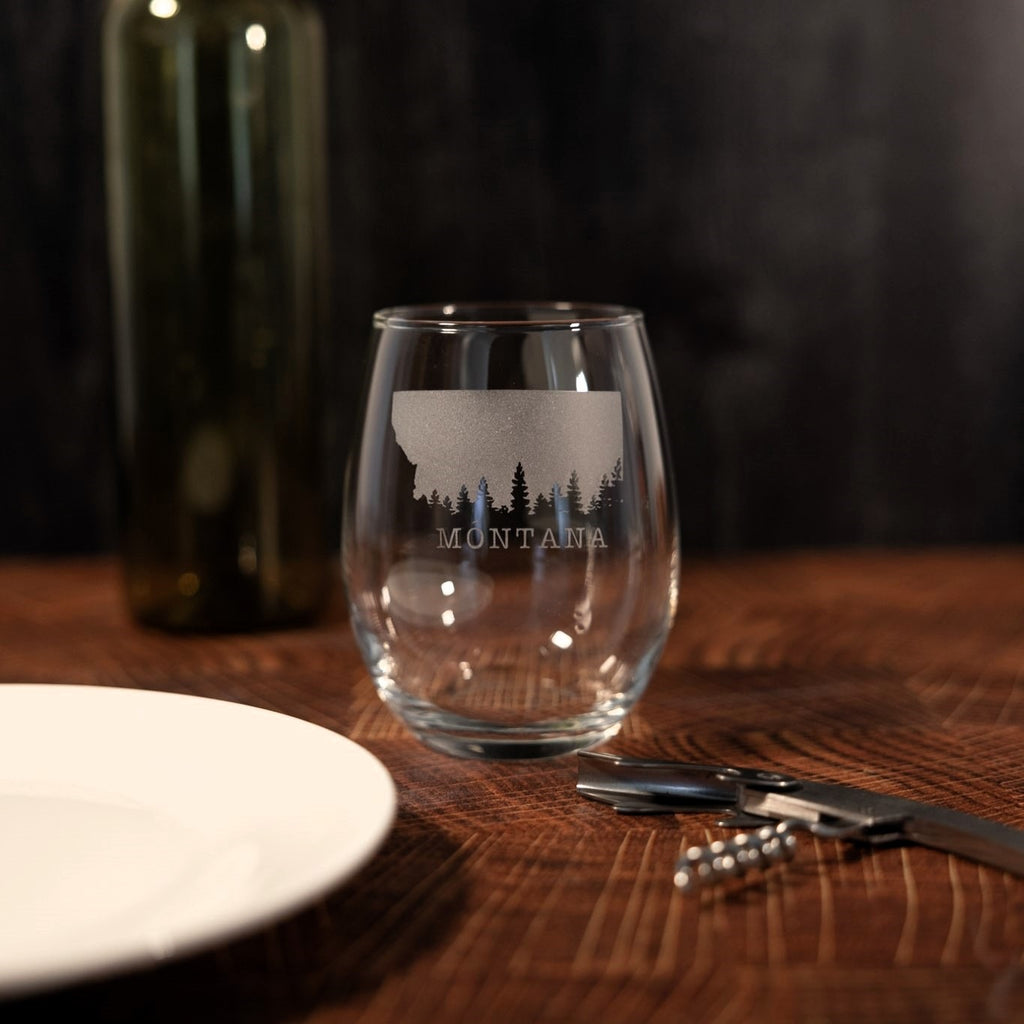 Montana Etched Glassware Lester Lou Designs