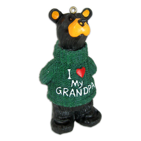I Love Grandpa Bearfoots Ornament By Jeff Fleming Montana T Corral