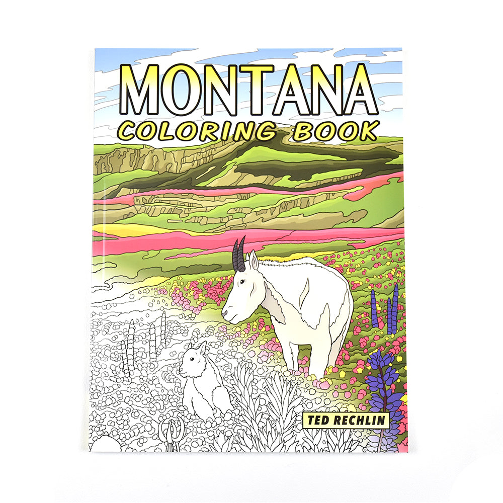 Download Montana Coloring Book By Ted Rechlin Montana Gift Corral