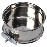 theLowex.com - Mrlipet Food & Water Bird Cup with Clamp Holder Stainless Steel