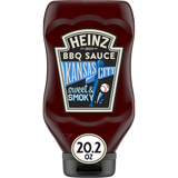 Heinz Kansas City Style Sweet & Smoky BBQ Sauce 20.2 oz. Bottle - theLowex.com