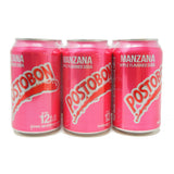 Postobon Manzana Apple Flavored Soda (Pack of 6) 12 FL OZ Can - theLowex.com