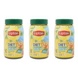 Lipton Diet Decaffeinated Black Ice Tea Mix Beverage, Lemon Flavored, 3 oz. (85g) Jar, Makes 10 QT