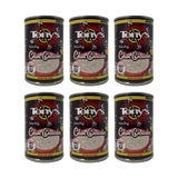 Tony's Clam Chowder Soup, 3 Times World Champion, 15 Oz (6 Pack)