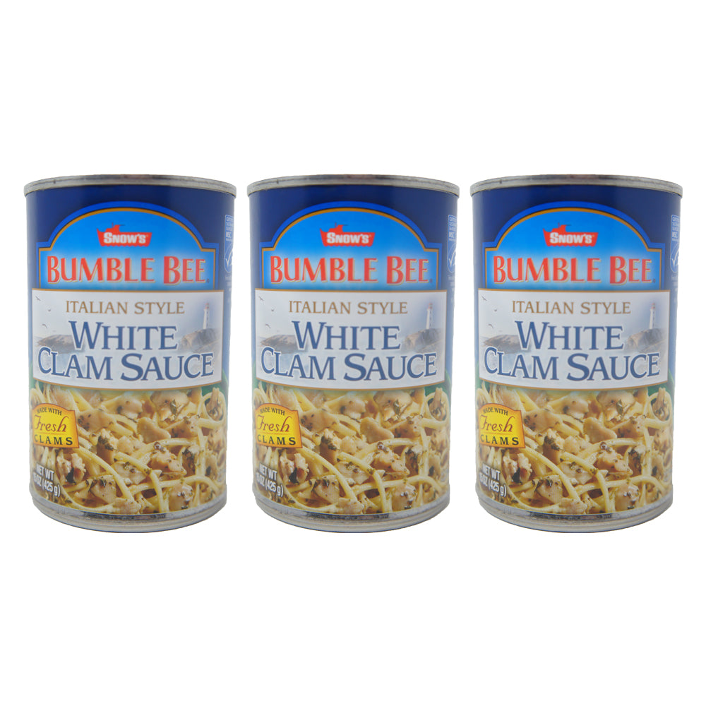 Bumlbe Bee, Italian Style, White Clam Sauce, 15 oz Cans