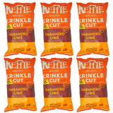 Kettle Brand, Krinkle Cut Potato Chips, Habanero Lime, 8.5 oz