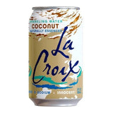 La Croix, Naturallt Coconut Essenced Spartkling Water, 12 oz Can (12 Pack)