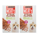 Purina Moist & Meaty Steak Flavor, 72 oz 12 pouches (2 pack)