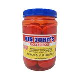 Big John's Pickled Eggs, 18 oz Jar The Original Snack of the South