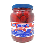 Big John's Red Hots Pickled Sausage Made with Chicken and Pork, 32 oz Jar