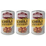 Campbell's Chunky, Chili With Beans, 16.5 oz (3 and 6 pack)