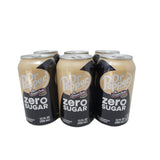 Dr Pepper, Cream Soda, Cero Sugar, Natural & Artificial Cream Flavor (6 pack)