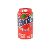 Fanta Strawberry Soda, Strawberry Flavored Soda, Caffeine Free, Naturally Flavored, 12 FL OZ, 12 Pack