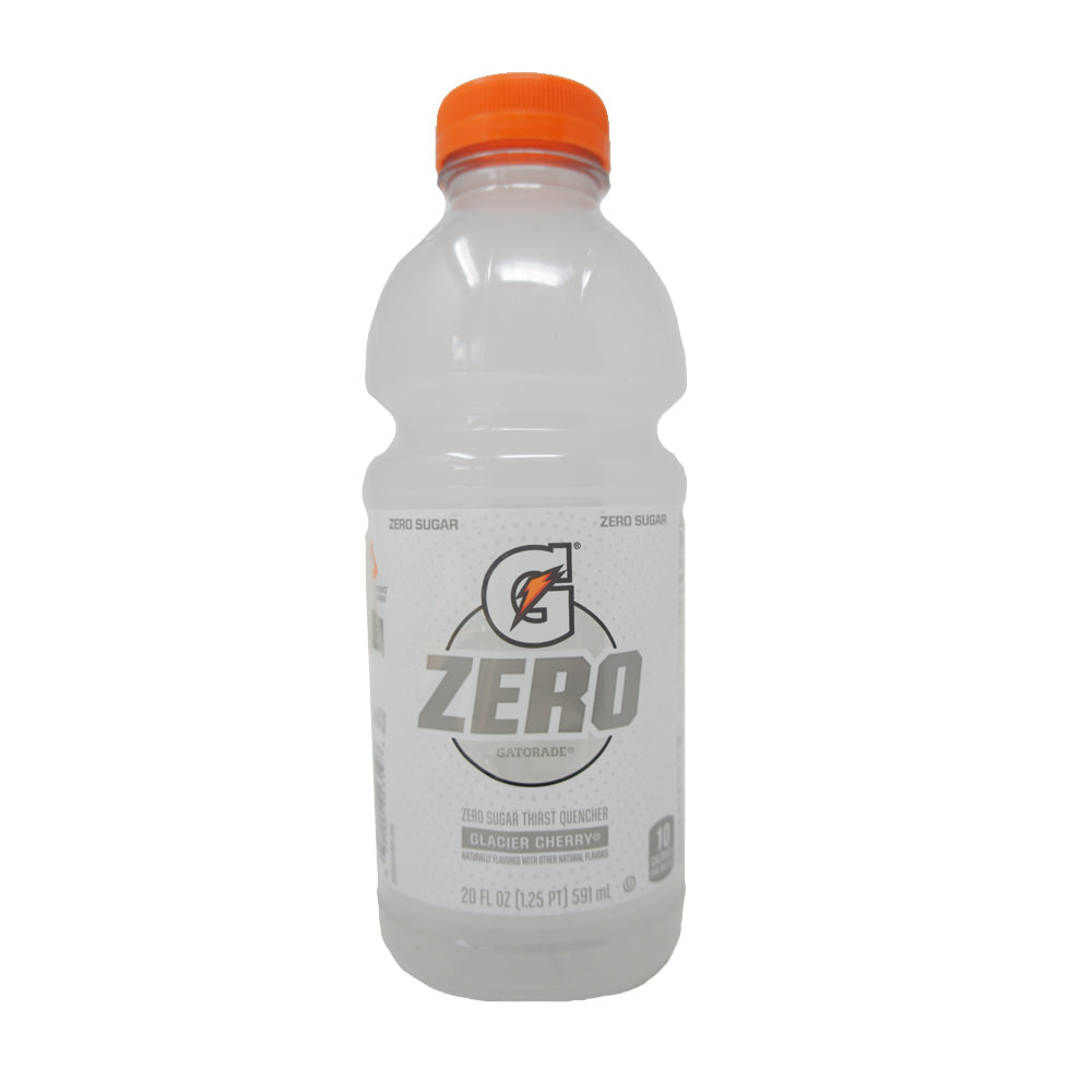 Gatorede, Zero Sugar Thirst Quencer, Glacier Cherry, 20 OZ ( 8 Pack)