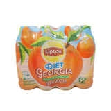 Lipton, Diet, Georgia, Style Iced Tea, Peach 16.9 OZ (12 pack)