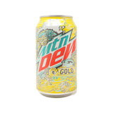 Mountain Dew Baja Gold, Natural and Artificial Pineapple Flavor, 12 FL OZ, 12 Pack