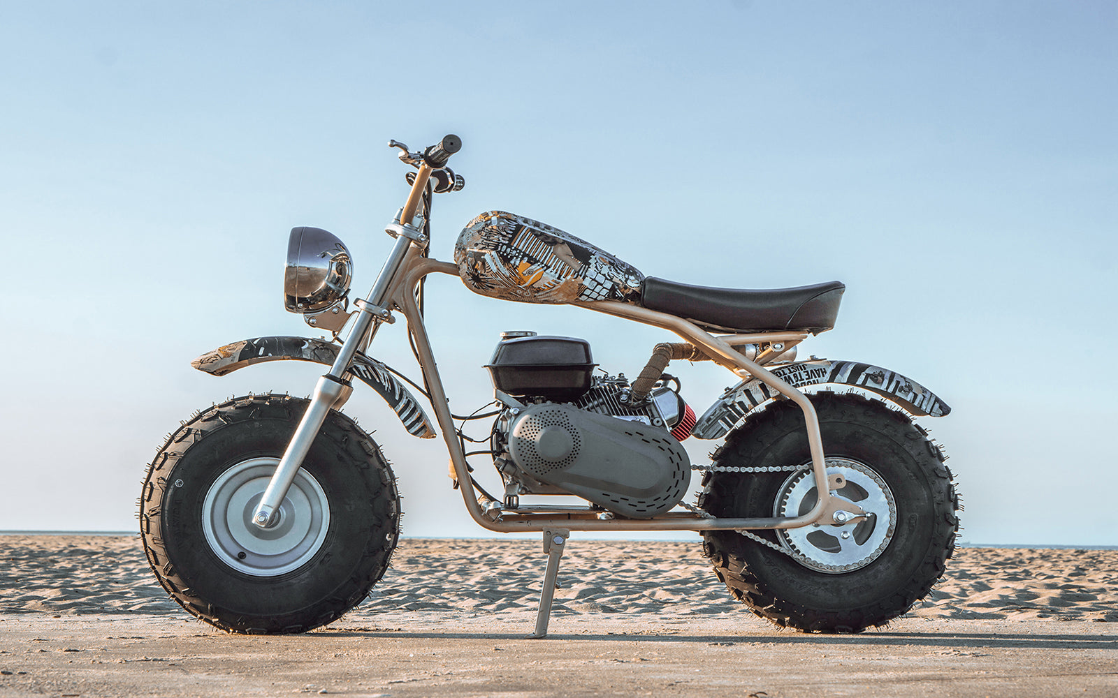 custom coleman mini bike